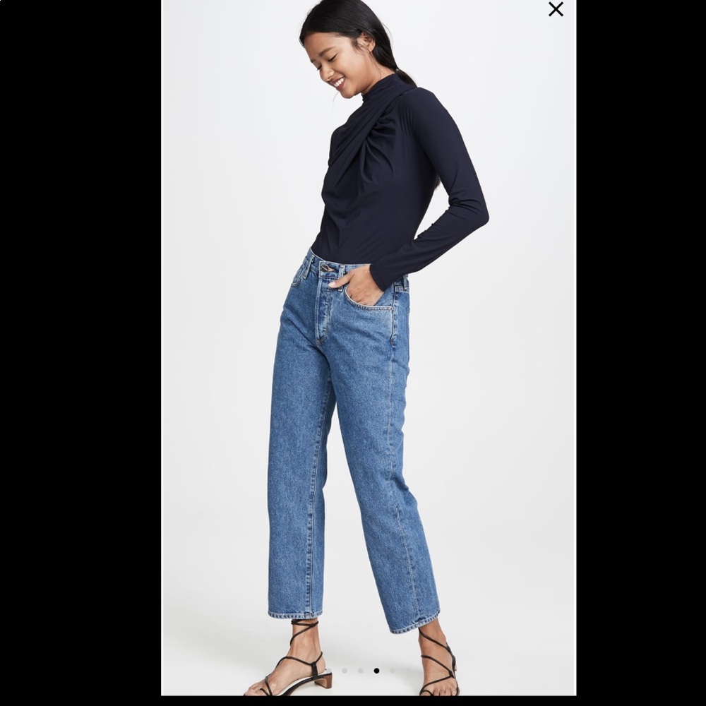 GOLDSIGN Relaxed Straight Jean